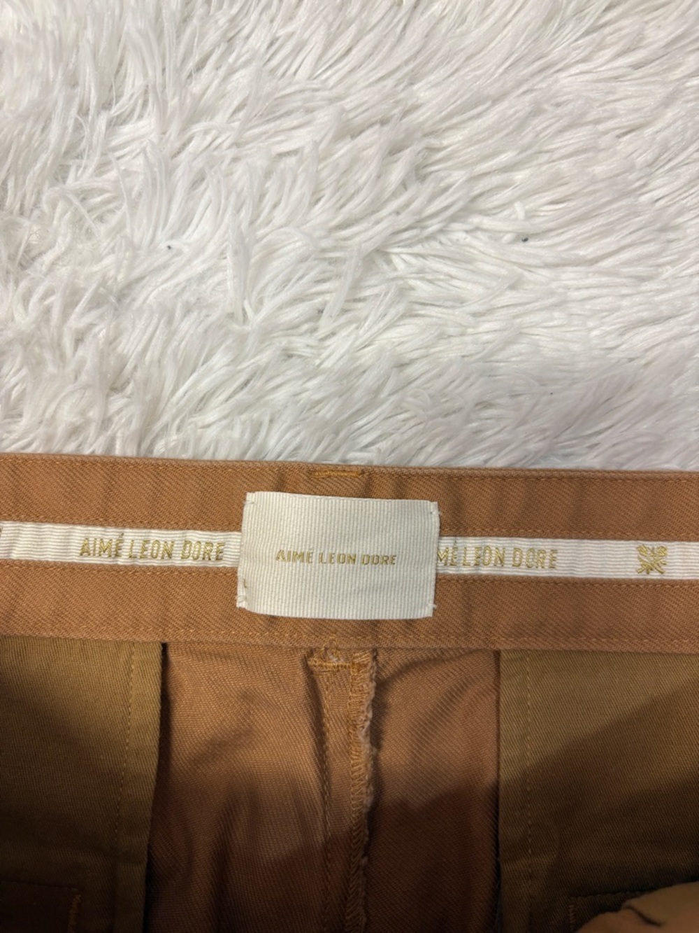 Aime Leon Dore Garment Dyed Straight Fit Chino Pant Tan View 3